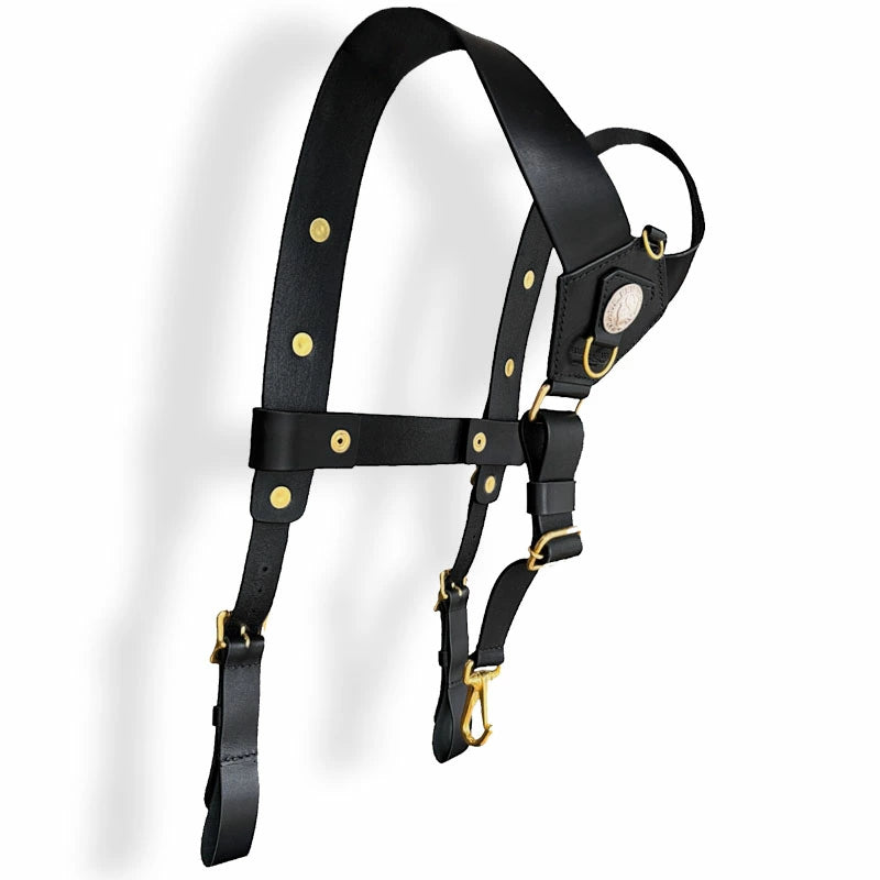 サムライクラフト ウェーディングベルト用サスペンダー 厚革ヌメ