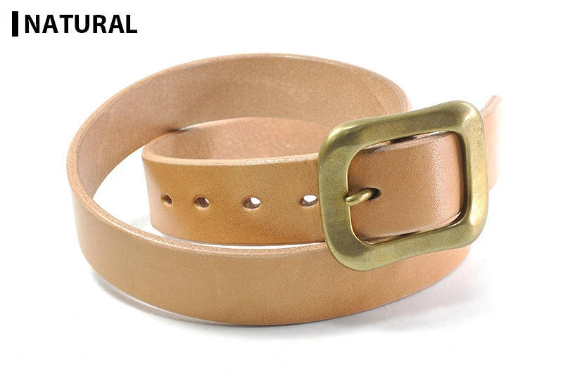 サムライクラフト BL-1 ギャリソンベルト 無地 ベーシック ベンズレザー 5.5mm厚