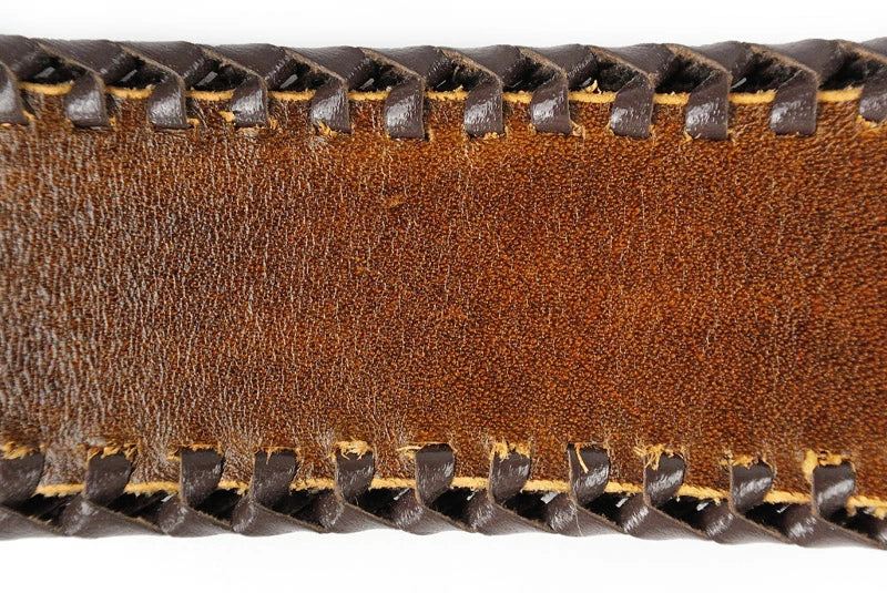 サムライクラフト BL-1 レザーベルト  エレファントスキンレザー ダブルステッチ