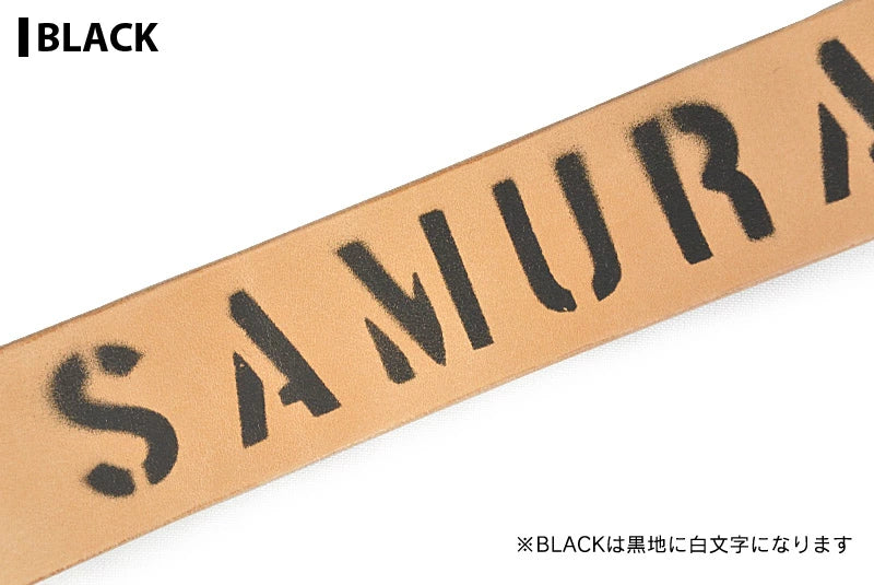 サムライクラフト BL-1 レザーベルト タイプ2 ベンズレザー SINCE 2003 SAMURAI CRAFT ステンシルプリント