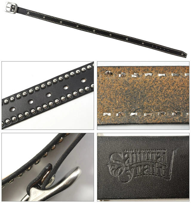 サムライクラフト BL-1 レザーベルト ベンズレザー スタッズ スター