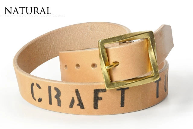 サムライクラフト BL-1 レザーベルト タイプ2 ベンズレザー SAMURAI CRAFT TOMIYA ステンシルプリント