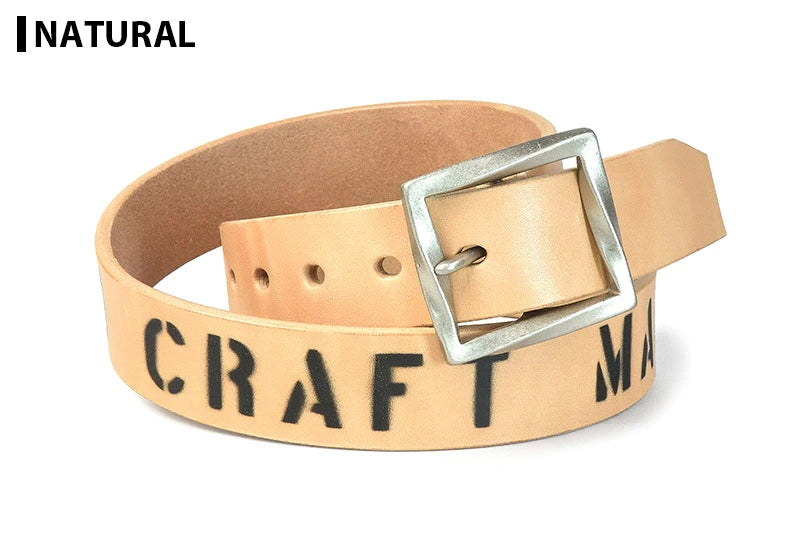 サムライクラフト BL-1 レザーベルト タイプ2 ベンズレザー SAMURAI CRAFT MAHOROBA ステンシルプリント