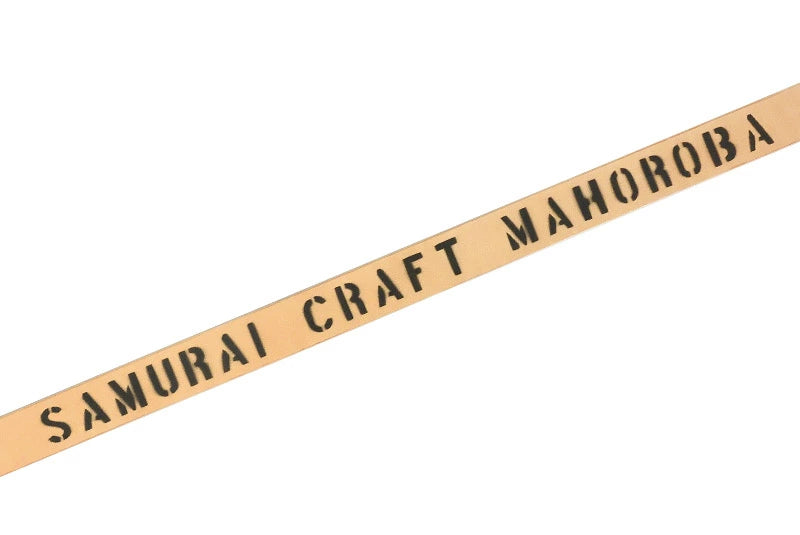 サムライクラフト BL-1 レザーベルト タイプ2 ベンズレザー SAMURAI CRAFT MAHOROBA ステンシルプリント
