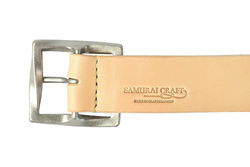 サムライクラフト BL-1 レザーベルト タイプ2 ベンズレザー SAMURAI CRAFT MAHOROBA ステンシルプリント