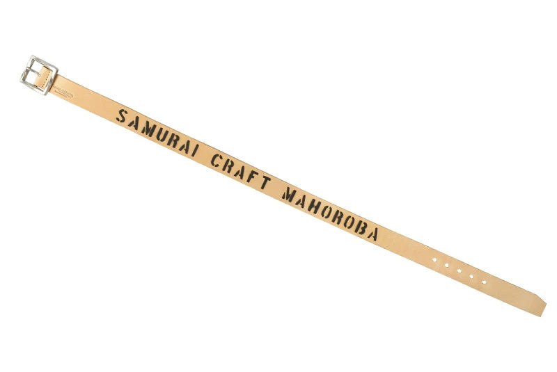 サムライクラフト BL-1 レザーベルト タイプ2 ベンズレザー SAMURAI CRAFT MAHOROBA ステンシルプリント