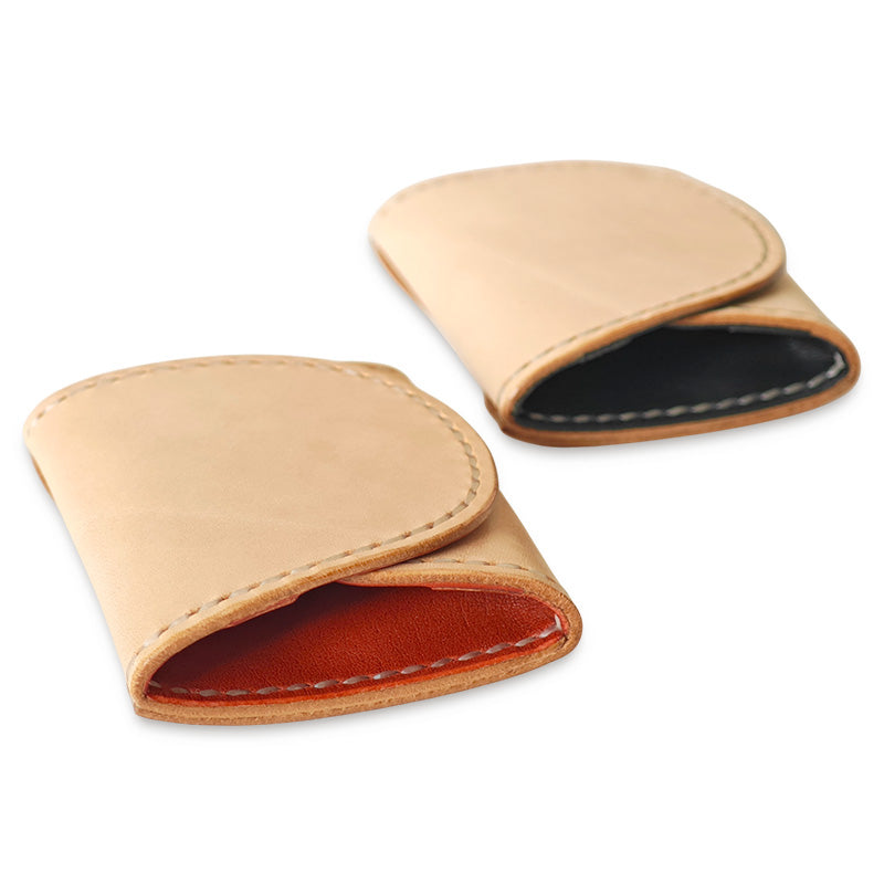 サムライクラフト コインケース ボックスタイプ サドルレザー ナチュラル バイカラー レッド ブラック