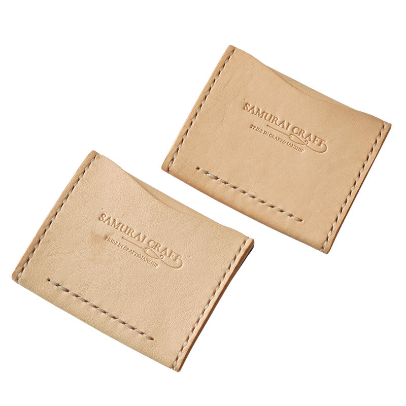 サムライクラフト コインケース ボックスタイプ サドルレザー ナチュラル バイカラー レッド ブラック