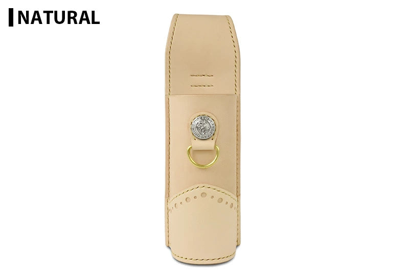 サムライクラフト 熊撃退スプレーホルダー メダリオンオーバーレイ 厚革ヌメ オイルレザー