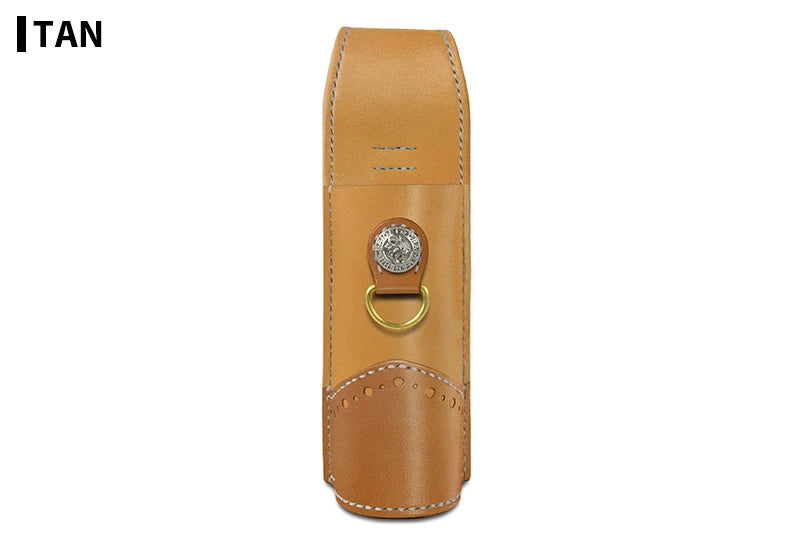 サムライクラフト 熊撃退スプレーホルダー メダリオンオーバーレイ 厚革ヌメ オイルレザー