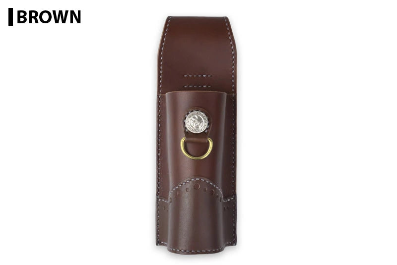 サムライクラフト 熊撃退スプレーホルダー メダリオンオーバーレイ 厚革ヌメ オイルレザー