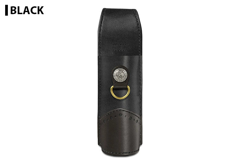 サムライクラフト 熊撃退スプレーホルダー メダリオンオーバーレイ 厚革ヌメ オイルレザー