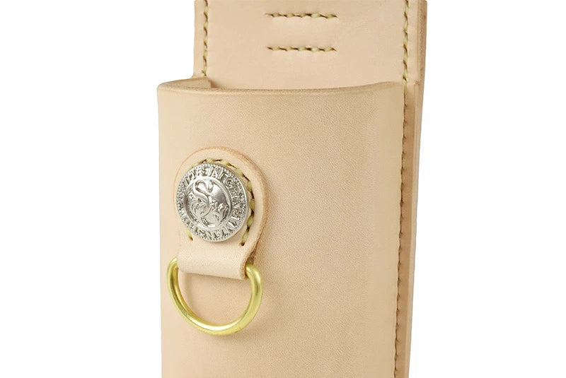 サムライクラフト 熊撃退スプレーホルダー メダリオンオーバーレイ 厚革ヌメ オイルレザー