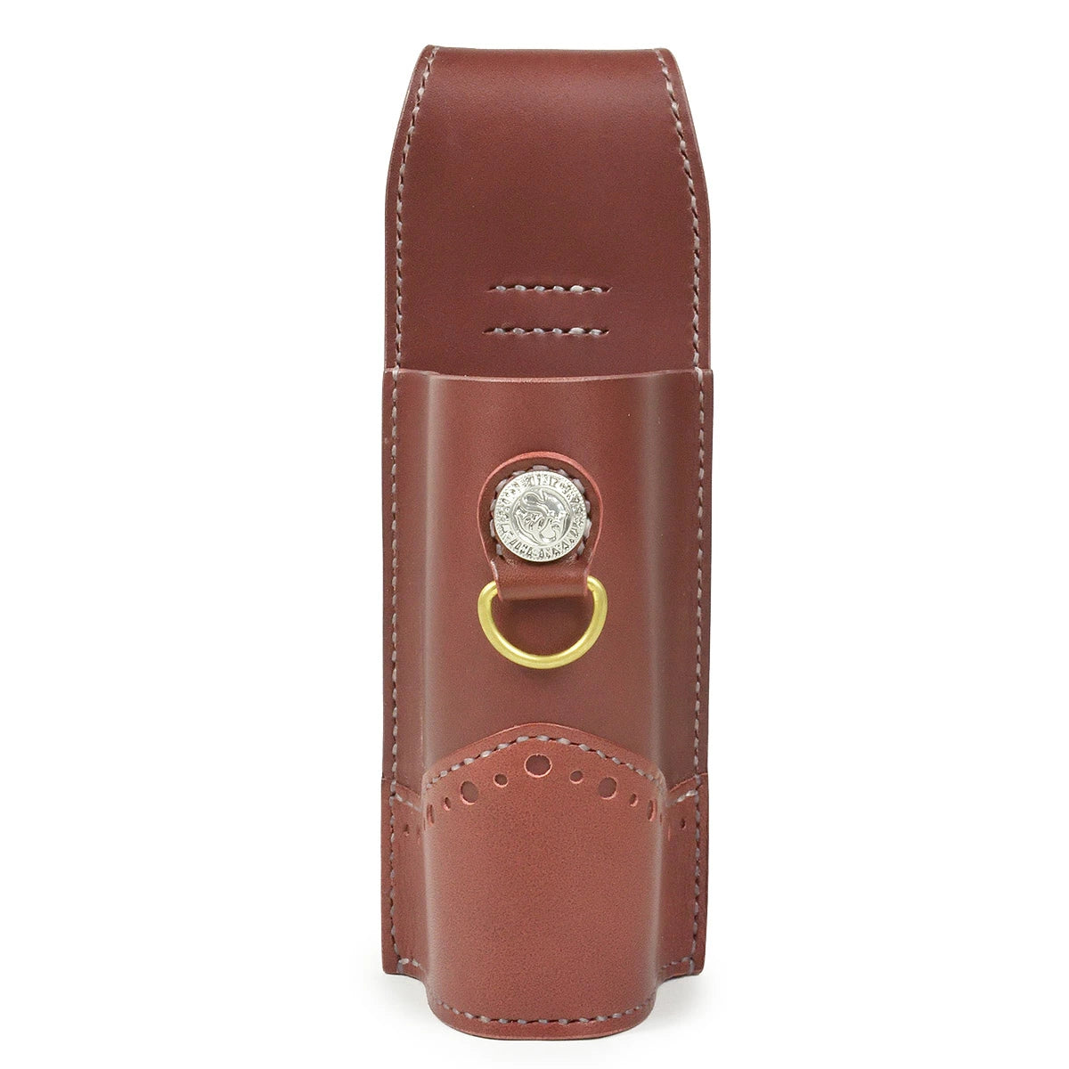 サムライクラフト 熊撃退スプレーホルダー メダリオンオーバーレイ 厚革ヌメ オイルレザー