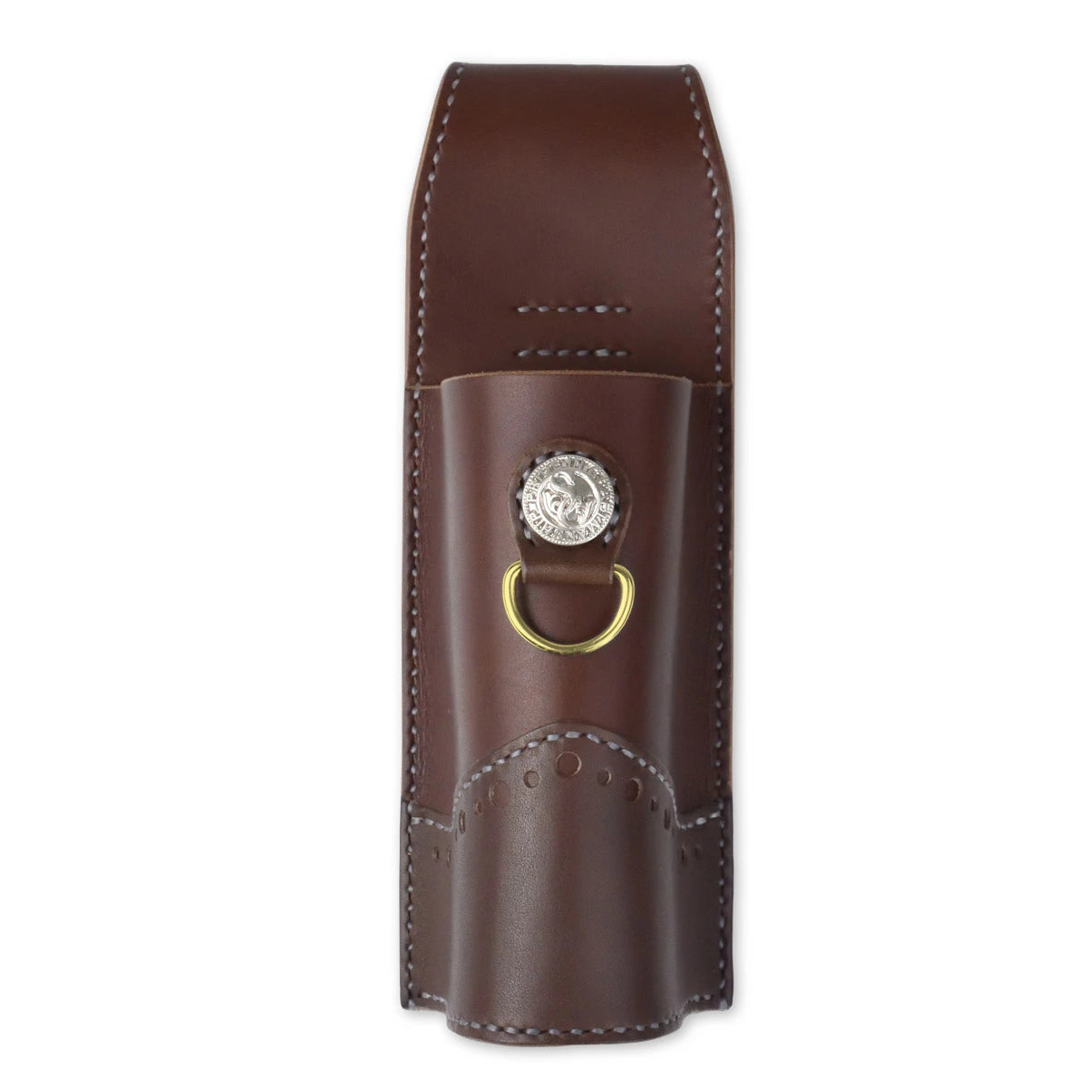 サムライクラフト 熊撃退スプレーホルダー メダリオンオーバーレイ 厚革ヌメ オイルレザー