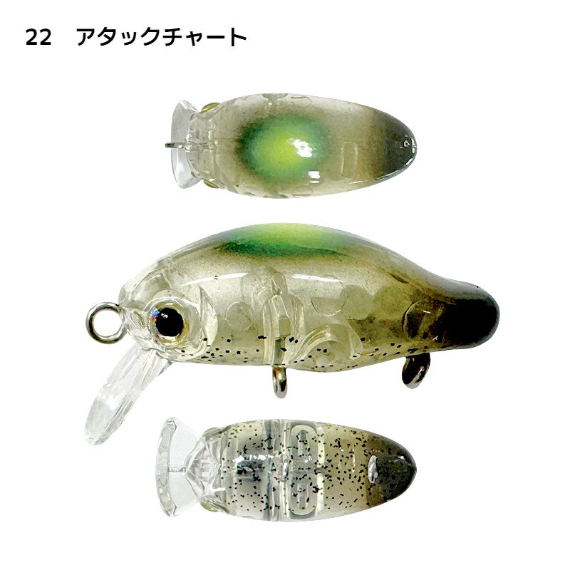 SMITH スミス カディス フローティング エリアトラウトルアー マイクロトップウォータープラグ '26新色