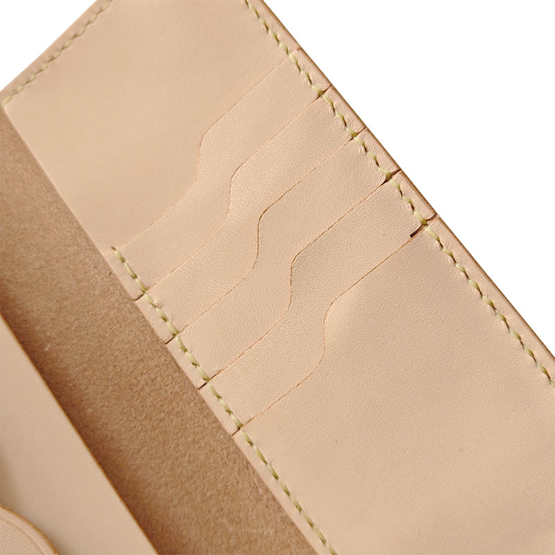 サムライクラフト 薄型 札入れ コンペテントウォレット サドルレザー ナチュラル