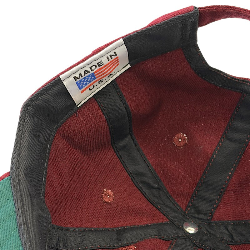 クーパーズタウンボールキャップ   LAP43 ロサンゼルス エンゼルス 1943年 ブラッシュドブルデニムツイル ベースボールキャップ BURGUNDY（バーガンディ） フェルト×刺繍 ソフトバイザー