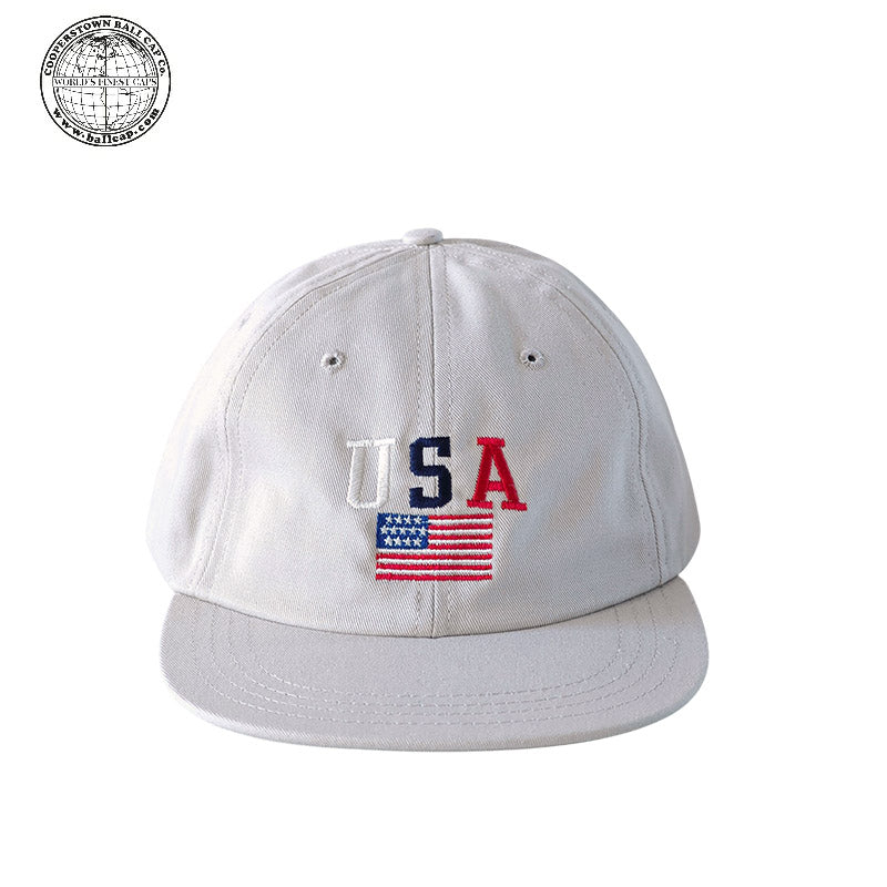 クーパーズタウンボールキャップ USA 星条旗 コットンツイル ベースボールキャップキャップ