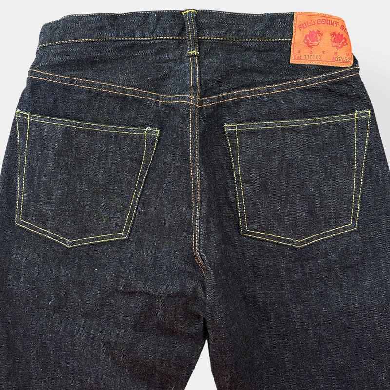 フルカウント 1101XX 15.5oz ストレート デニム ジーンズ  ワンウォッシュ