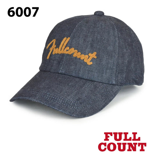FULLCOUNT フルカウント 6007 Chain Embroidery Denim Cap デニム ベースボールキャップ
