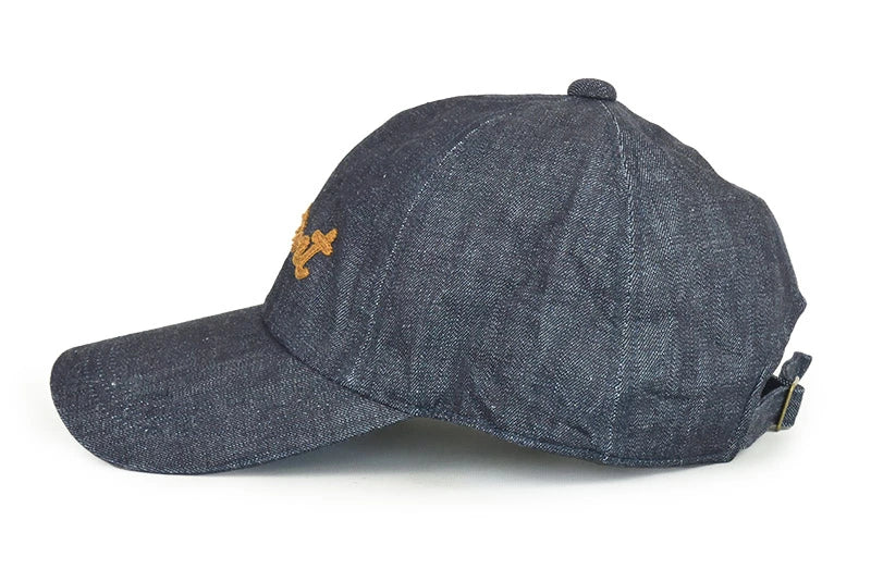 FULLCOUNT フルカウント 6007 Chain Embroidery Denim Cap デニム ベースボールキャップ
