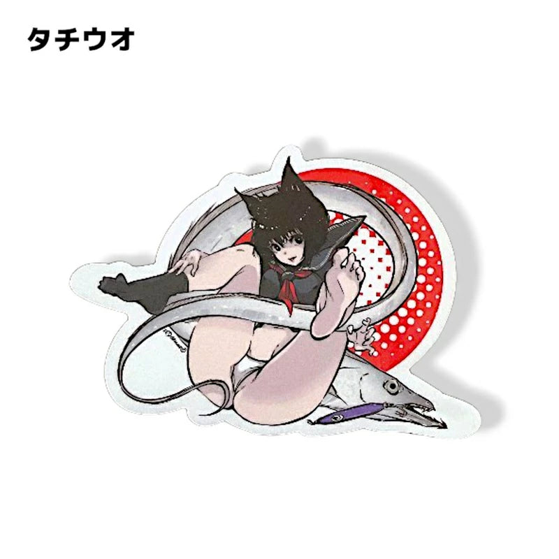 ジェイライクプロダクト @honne_69 フィッシュアートステッカー ミニサイズ  mini A7 サイズ