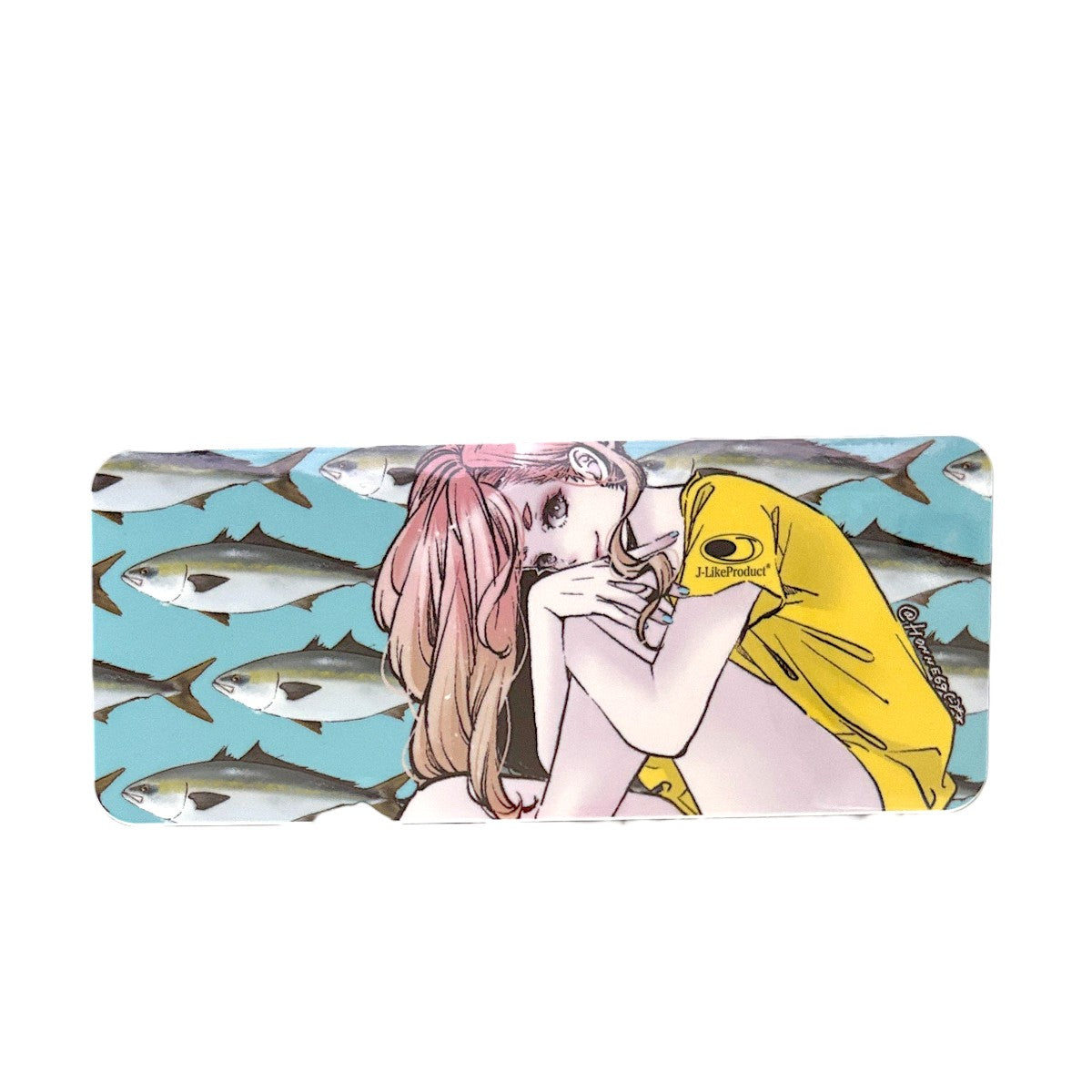ジェイライクプロダクト @honne_69 フィッシュアートステッカー BOXステッカー D
