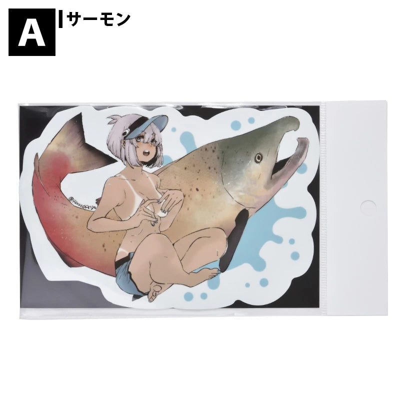 ジェイライクプロダクト @honne_69 フィッシュアートステッカー