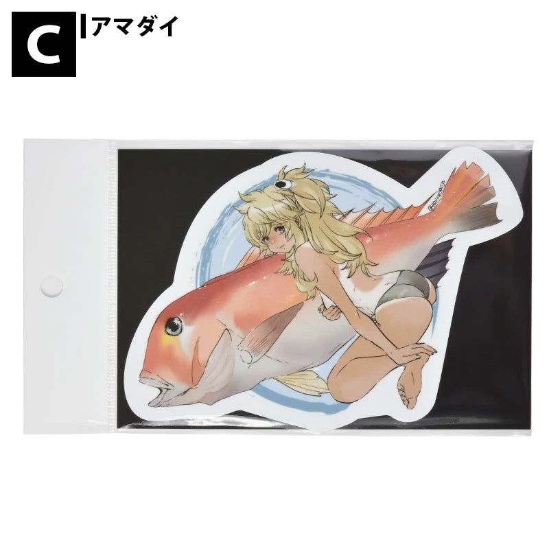 ジェイライクプロダクト @honne_69 フィッシュアートステッカー