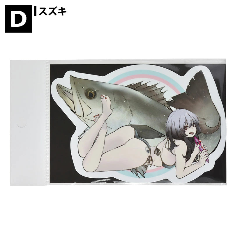 ジェイライクプロダクト @honne_69 フィッシュアートステッカー