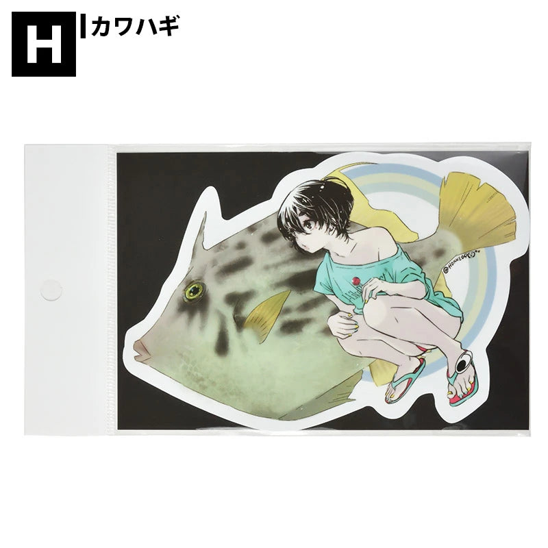 ジェイライクプロダクト @honne_69 フィッシュアートステッカー