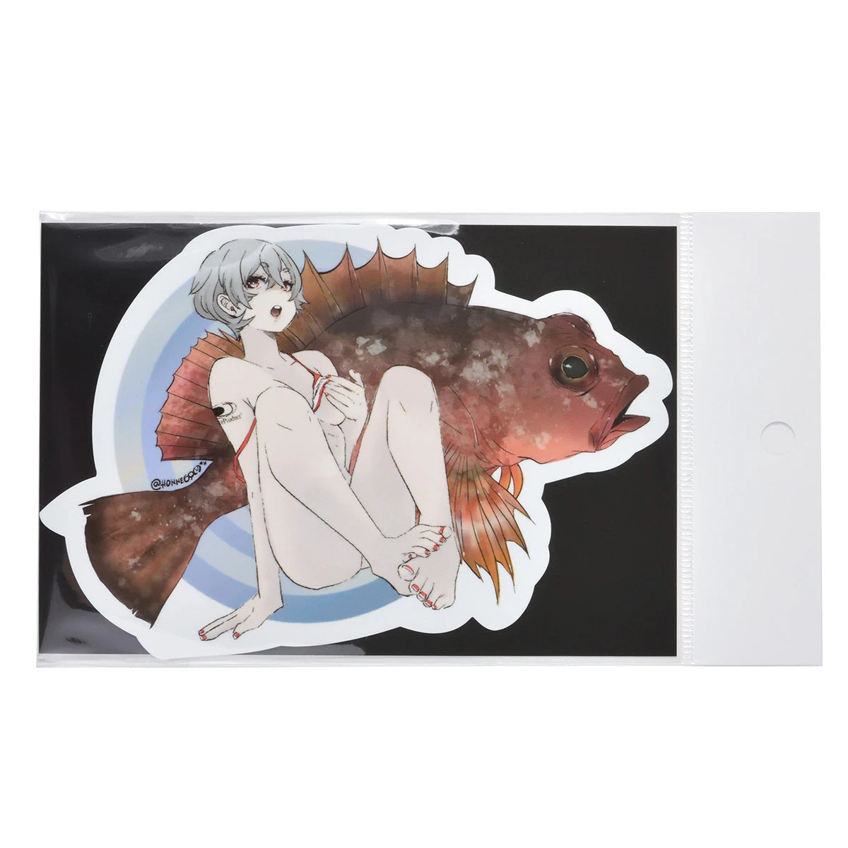 ジェイライクプロダクト @honne_69 フィッシュアートステッカー