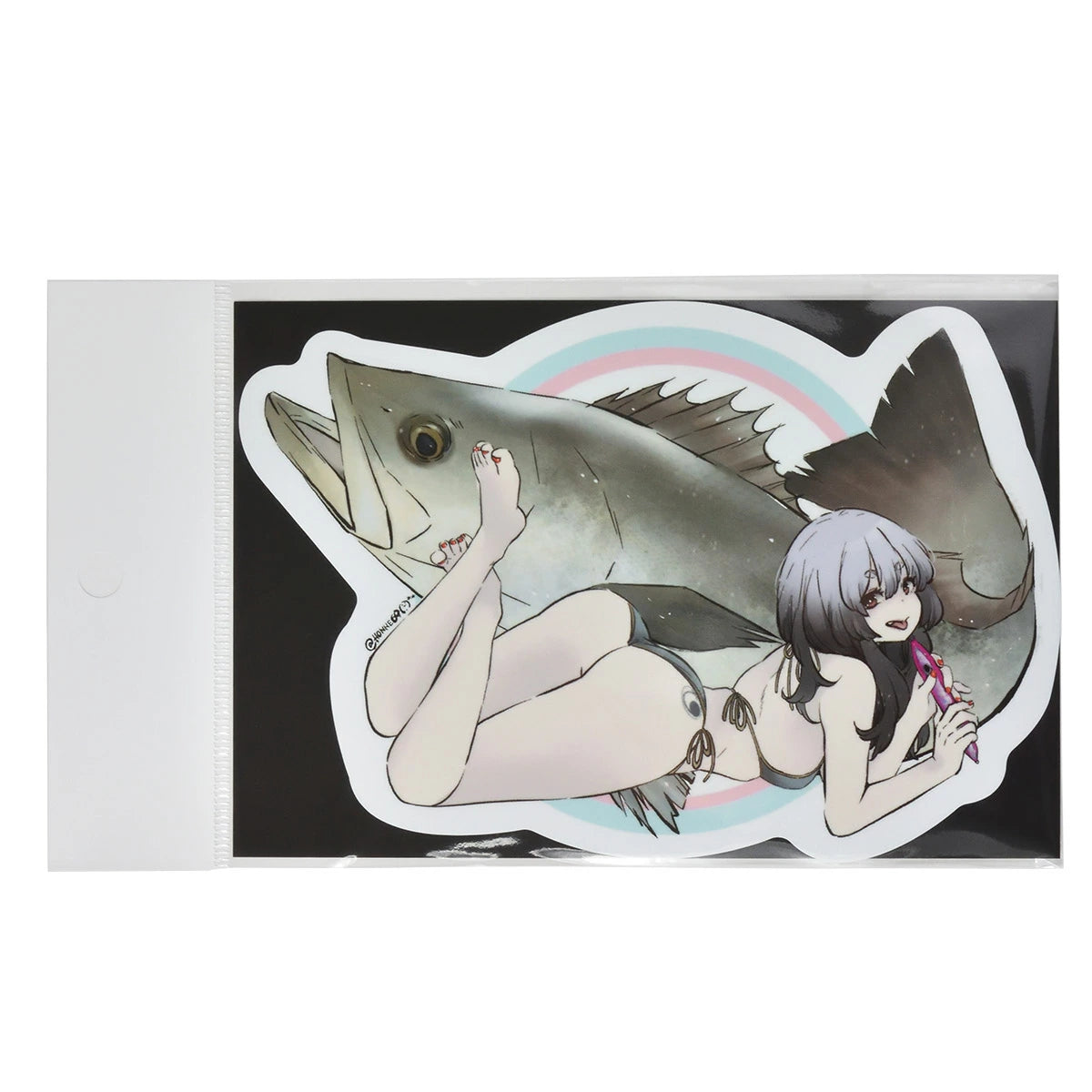 ジェイライクプロダクト @honne_69 フィッシュアートステッカー