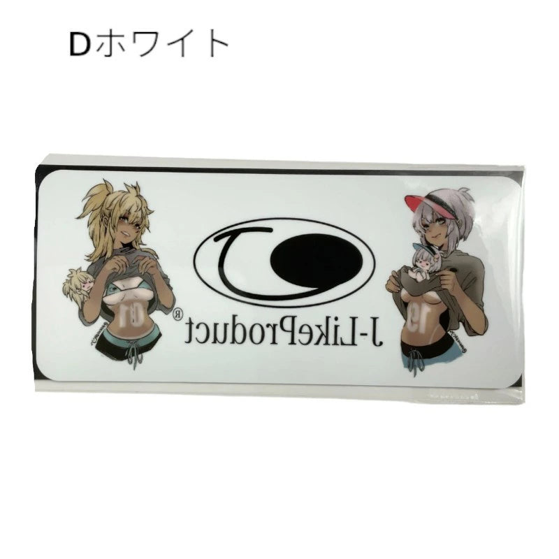 ジェイライクプロダクト @honne_69 フィッシュアートステッカー BOXステッカー
