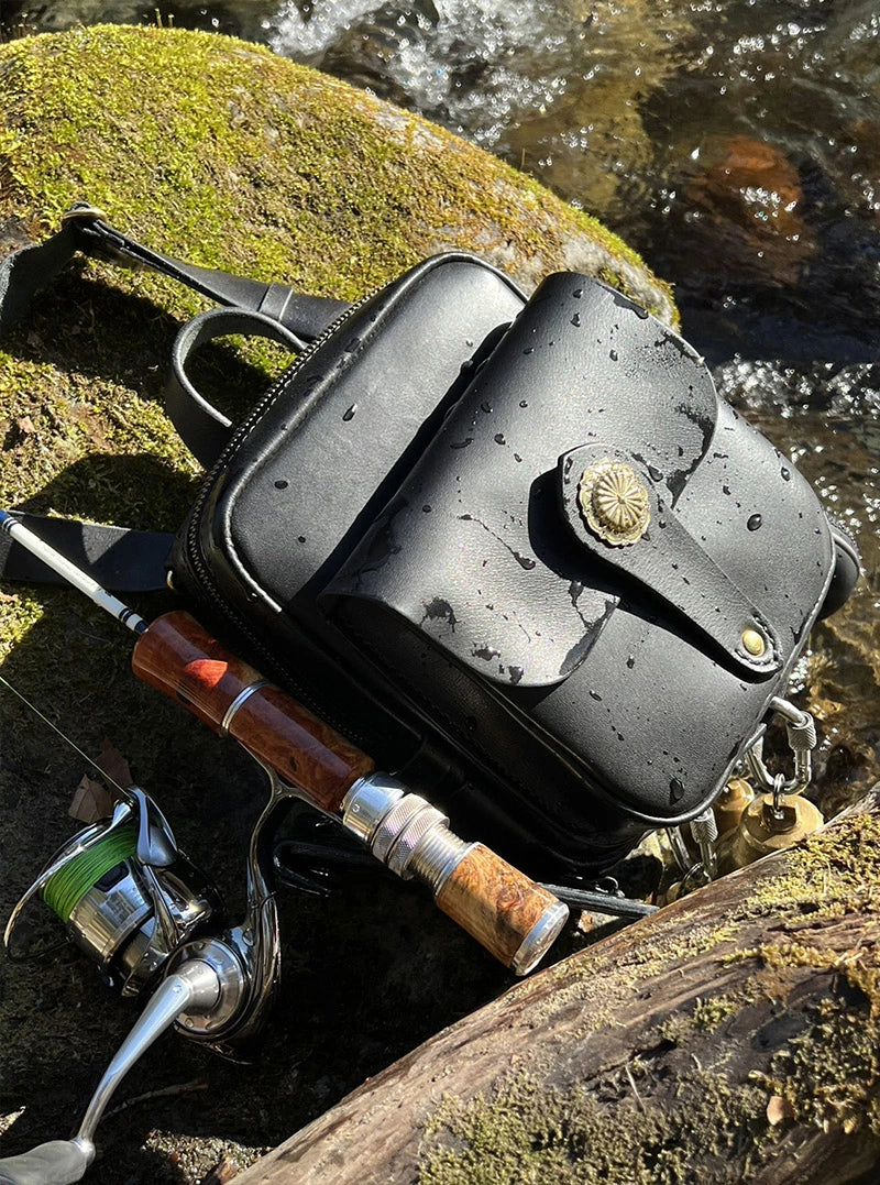 サムライクラフト フィッシングバッグ ショルダーバッグ サドルレザー オイルレザー