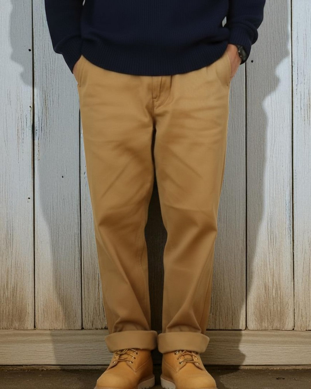 FOB FACTORY F0535 CLASSIC TROUSERS クラシックトラウザー ワイド