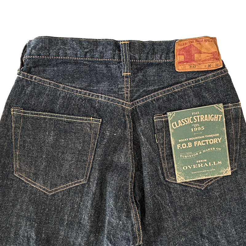 FOB FACTORY F143 ROCKY SELVEDGE ワイド ストレート – SamuraiCraft