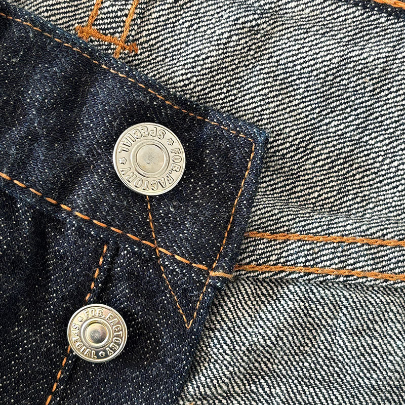 FOB FACTORY  F143 ROCKY SELVEDGE  ワイド ストレート