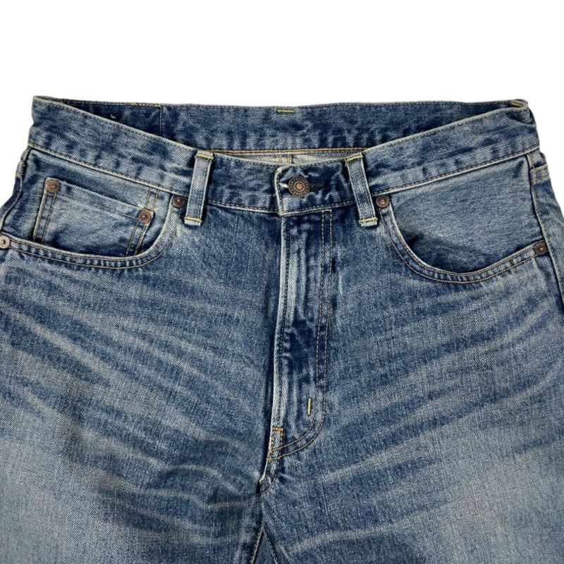 FOB FACTORY F160 66 SELVEDGE 5P セルヴィッチ 66デニム 5ポケット #SB ユーズド ウォッシュ ボトムス ジーンズ テーパード セルビッチ 日本製