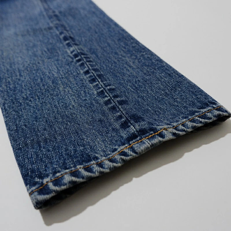 FOB FACTORY F160 66 SELVEDGE 5P セルヴィッチ 66デニム 5ポケット #SB ユーズド ウォッシュ ボトムス ジーンズ テーパード セルビッチ 日本製