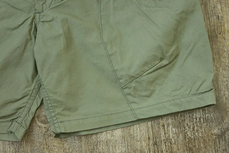 【FOB FACTORY】  F4165  ショートパンツ コットン ウエストゴム イージーパンツ テーパード
