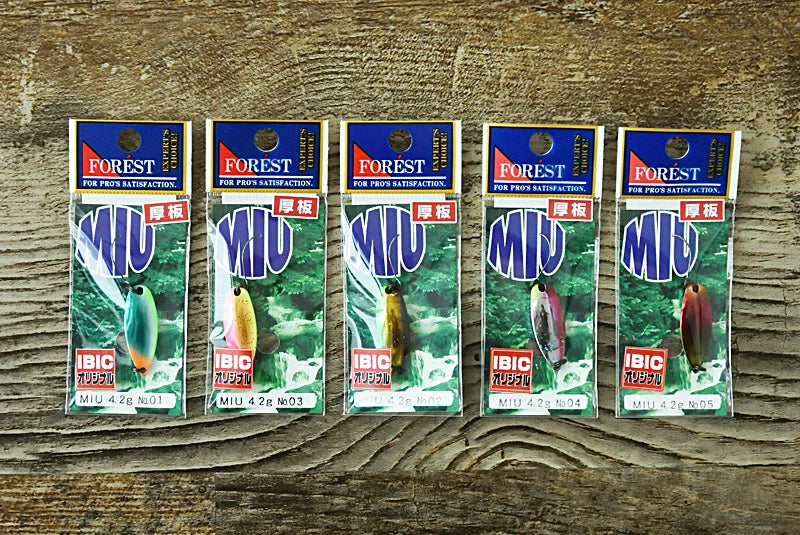 【FOREST】 フォレスト MIU ネイティブ 4.2g 厚板 限定カラー アイビック ルアー