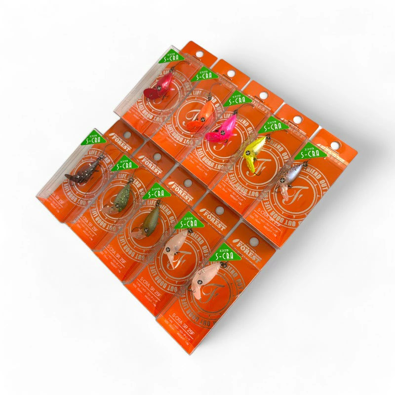 【FOREST】 フォレスト S-CRA エスクラ SR 25F フローティング エリアトラウト クランクベイト ルアー