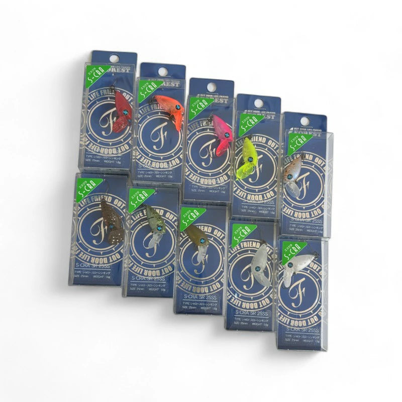 【FOREST】 フォレスト S-CRA エスクラ SR 25SS シンキング エリアトラウト クランクベイト ルアー