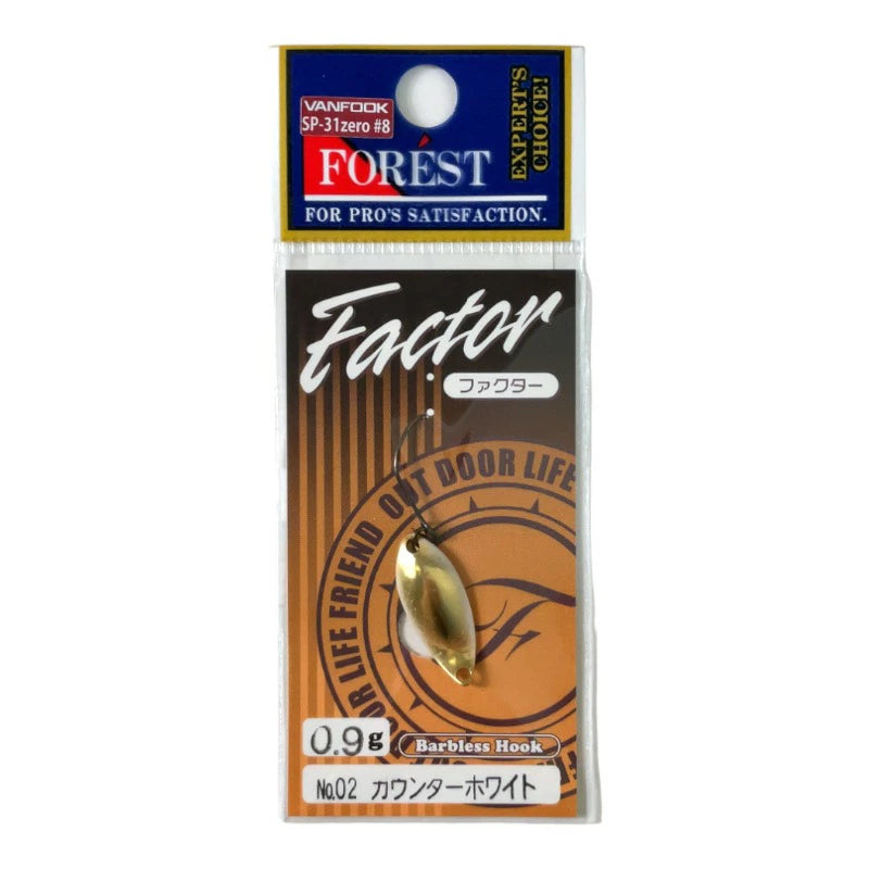 【FOREST】 フォレスト Factor ファクター 0.9g ルアー