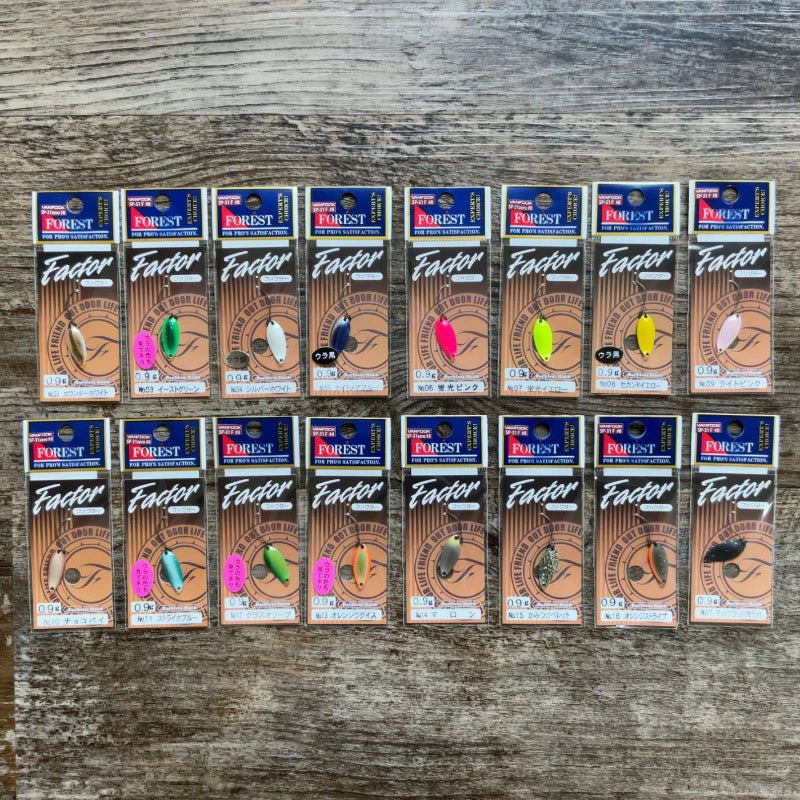 【FOREST】 フォレスト Factor ファクター 0.9g ルアー