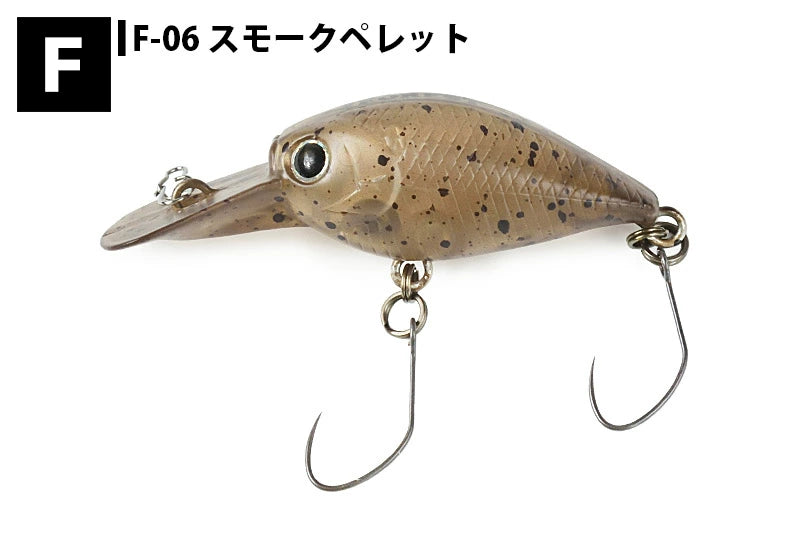 【FOREST】 フォレスト ラッキークラフトコラボ ディープクラピーフォレストカラー 3.1g 3.4mm クランク ルアー