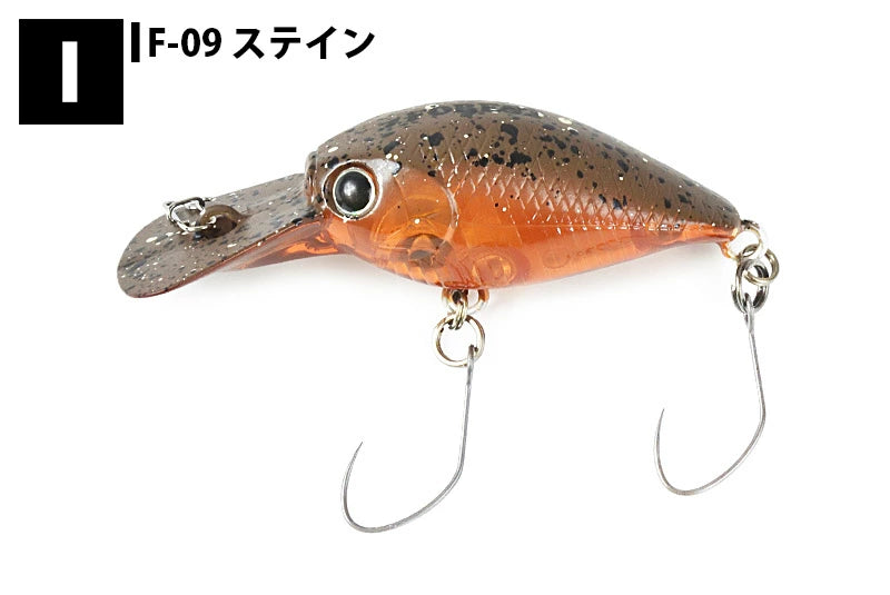 【FOREST】 フォレスト ラッキークラフトコラボ ディープクラピーフォレストカラー 3.1g 3.4mm クランク ルアー