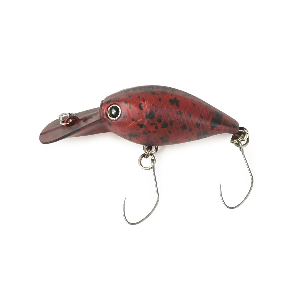 【FOREST】 フォレスト ラッキークラフトコラボ ディープクラピーフォレストカラー 3.1g 3.4mm クランク ルアー